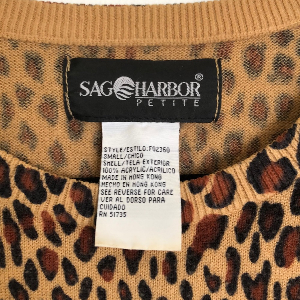 Vintage Leopard print Sweater - Picture 2 of 4